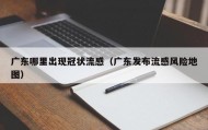 广东哪里出现冠状流感（广东发布流感风险地图）