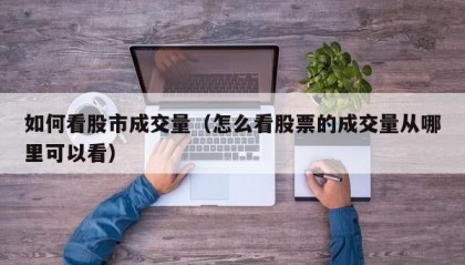 如何看股市成交量（怎么看股票的成交量从哪里可以看）