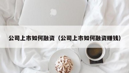 公司上市如何融资（公司上市如何融资赚钱）