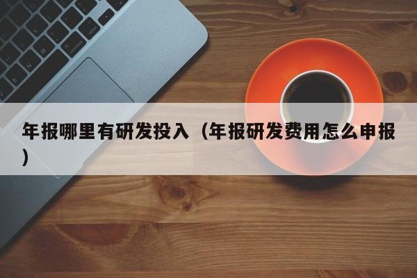 年报哪里有研发投入(年报研发费用怎么申报)