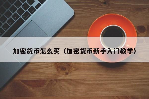 加密货币怎么买(加密货币新手入门教学)
